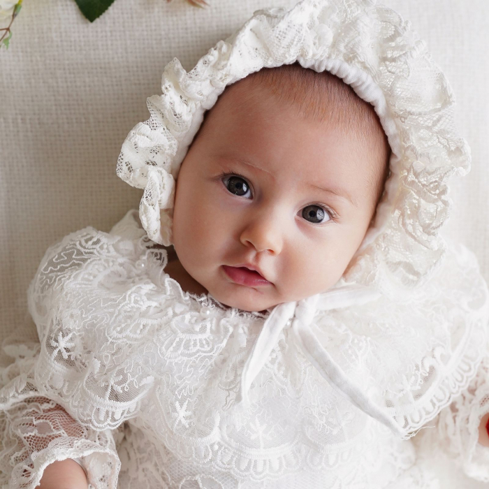 Rochie din muselina cu dantela, Charlotte [2]