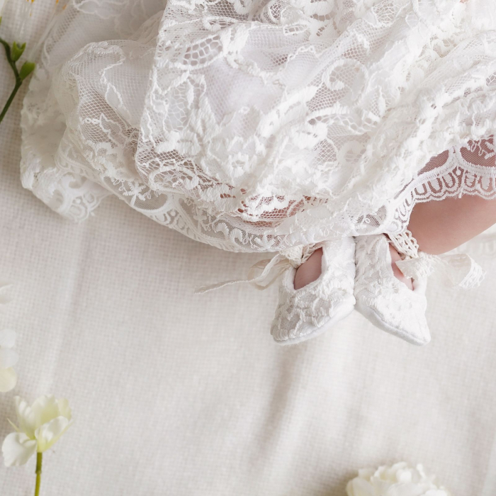 Rochie din muselina cu dantela, Charlotte [5]