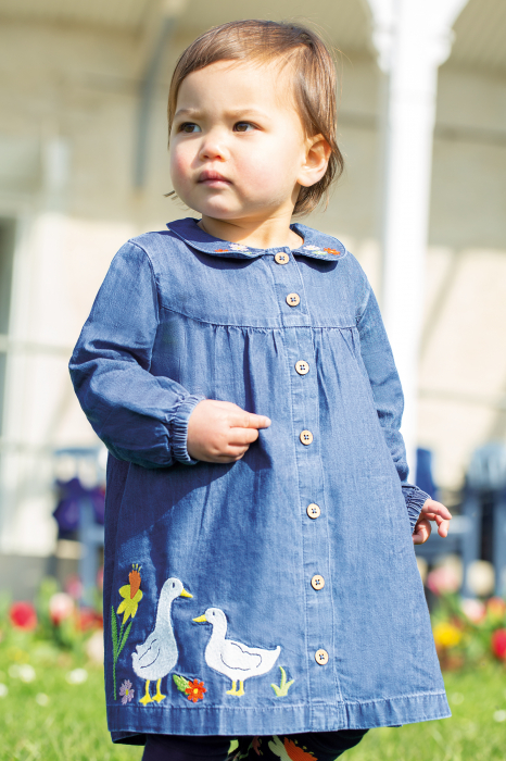 Rochie Frugi Emma cu ratuste din bumbac organic [2]