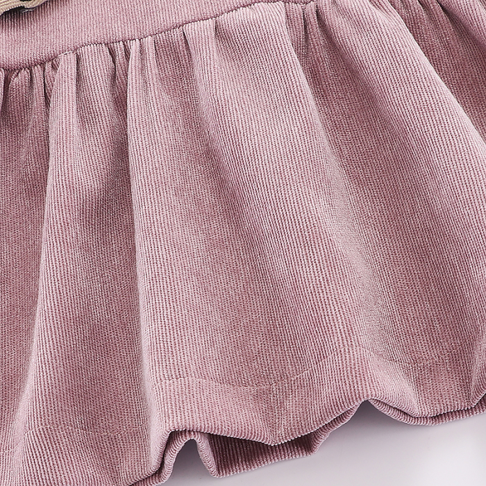 Rochie mov cu guler cu buline [5]