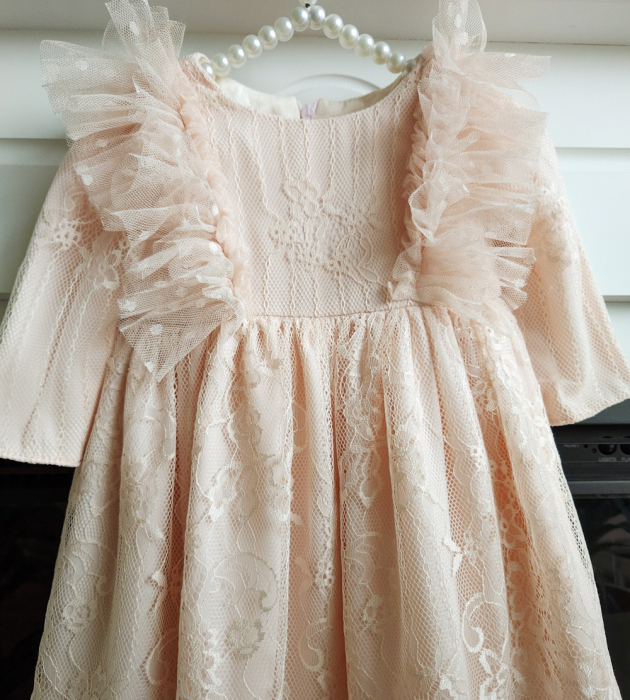 Rochita Botez Dantela Chantilly Maia [2]