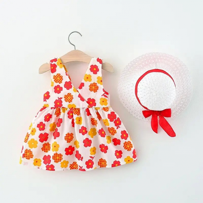 rochie-de-vacanta-cu-flori-colorate-funda-rosie-si-palarie-inclusa.jpg [2]