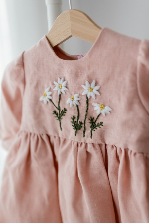 Rochie din in prespalat, Daisy [3]