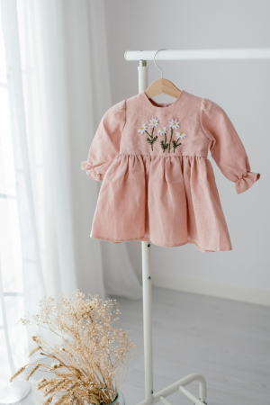 Rochie din in prespalat, Daisy [5]