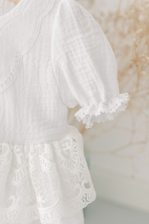 Rochie din muselina cu dantela [2]