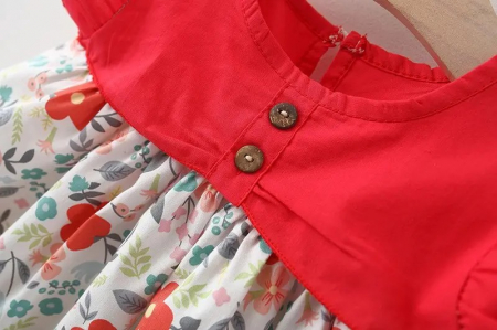 rochie-rosie-cu-floricele-si-palarie-asortata.jpg [2]