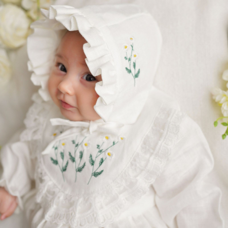 Rochie din in prespalat, Flori de camp [5]