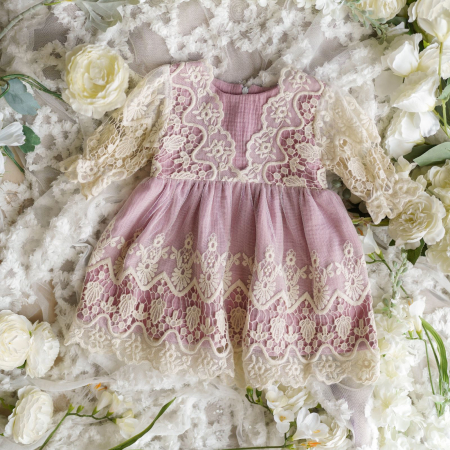 Botez - Rochie cu dantela, Madira
