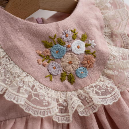 Rochie din in prespalat, Natalie [1]