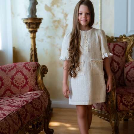 Premium - Rochie fete din Tweed, Coco