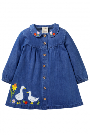 Premium - Rochie Frugi Emma cu ratuste din bumbac organic
