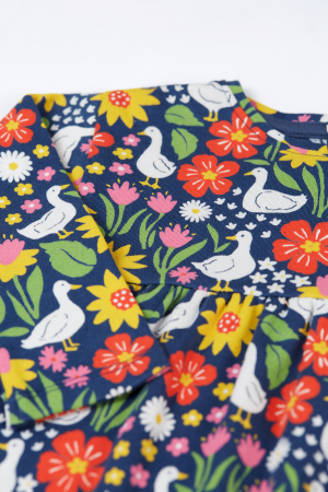 Rochie Frugi Little Amelia cu ratuste din bumbac organic [2]
