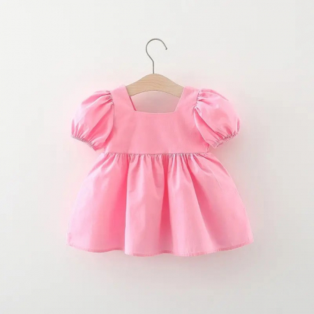 rochie-roz-cu-maneca-scurta-si-3-floricele.jpg [2]