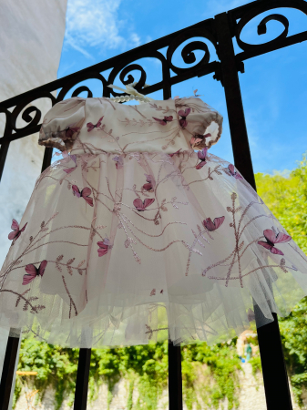Rochie roz de mot cu fluturasi [1]