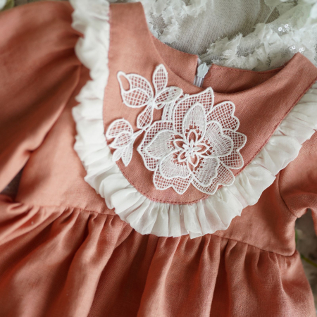 Rochie din in prespalat, Miruna [1]
