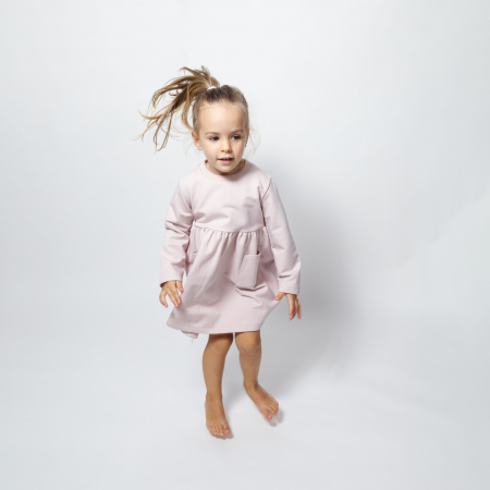 Premium - Rochita roz cu buzunare