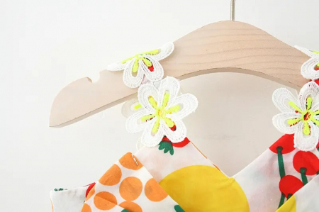 Rochie de vara cu fructe si fundita [1]