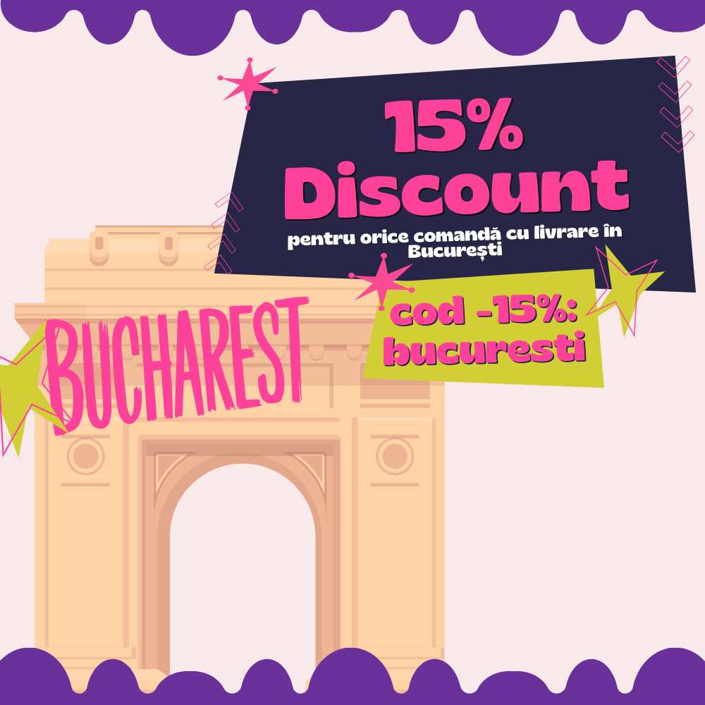 -15% Reducere pentru comenzile cu livrare în București