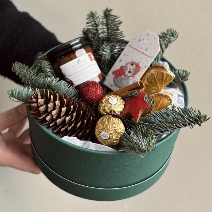 Cutie de Anul Nou cu Lumânare Parfumată și Dulciuri [2]