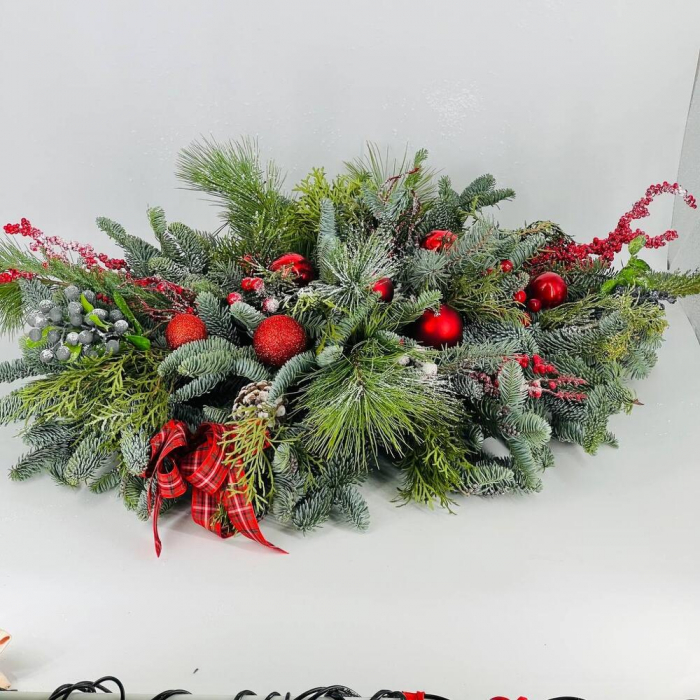 Aranjament cu Conifere pentru Masa de Crăciun sau Revelion [2]