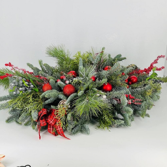 Aranjament cu Conifere pentru Masa de Crăciun sau Revelion [3]