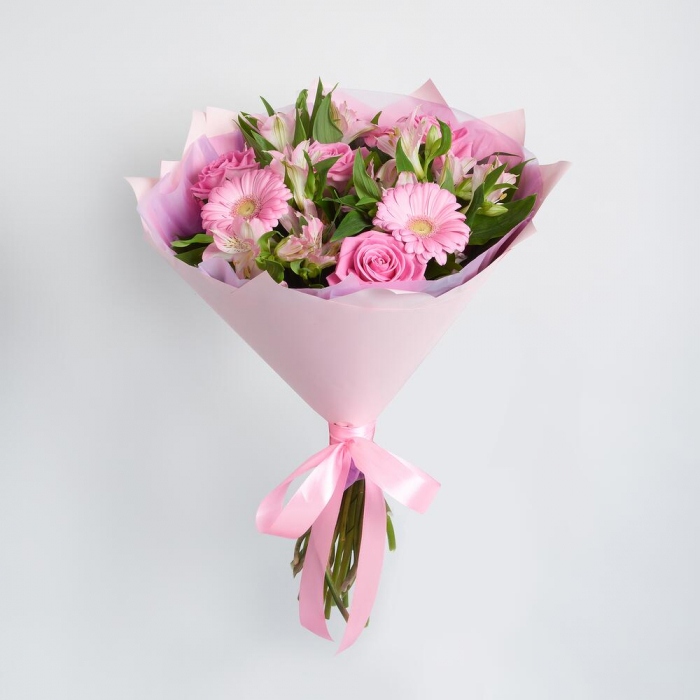 Buchet cu Flori Roz de Paște [4]