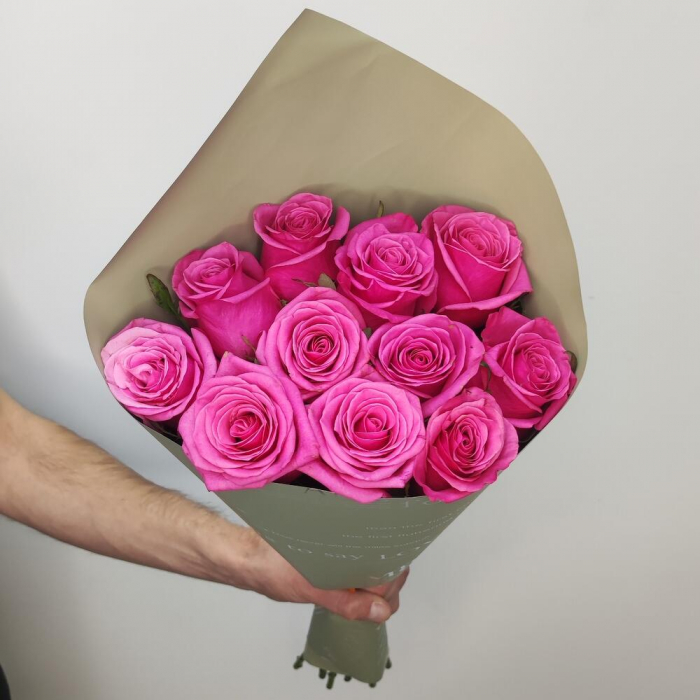 Buchet din 11 Trandafiri Roz București [5]