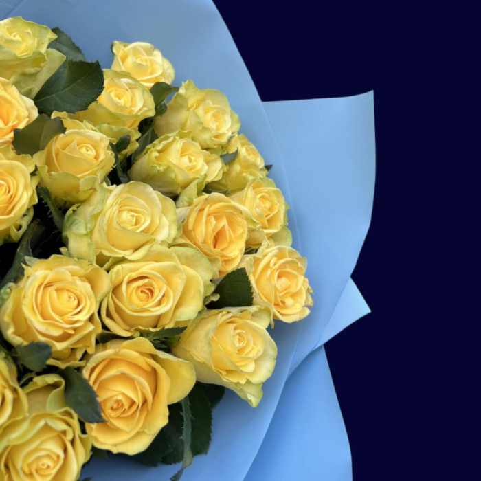 Buchet din 21 Trandafiri Galbeni [5]