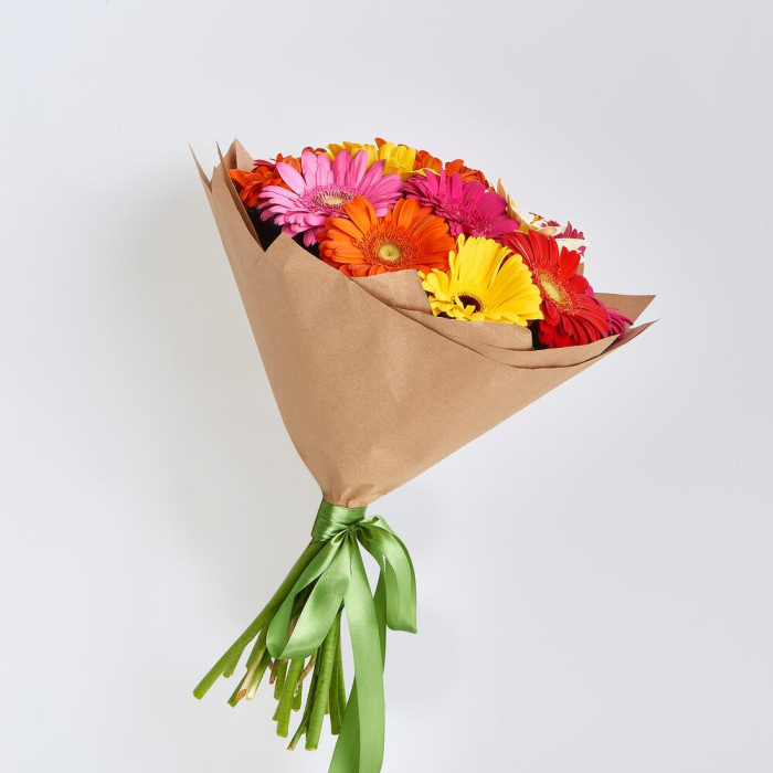 Buchet din 15 Gerbere Multicolore București [2]