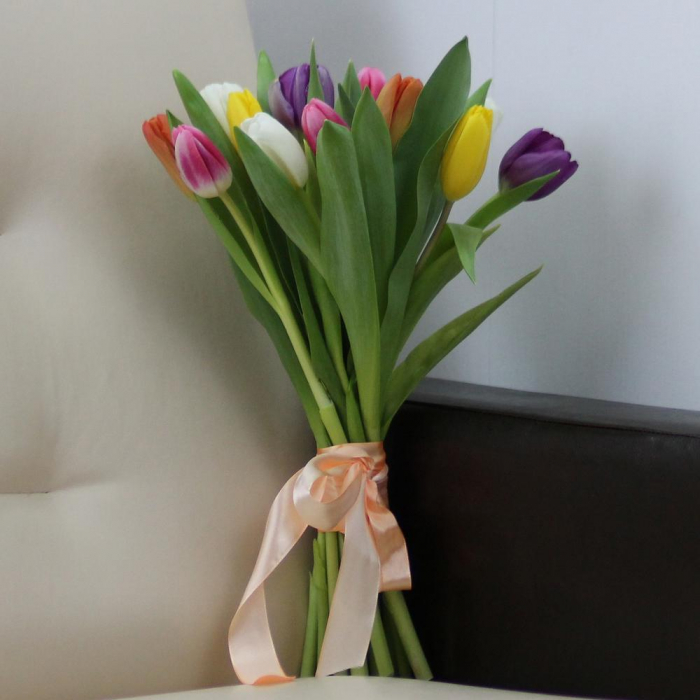 Buchet din 15 Lalele Multicolore [2]