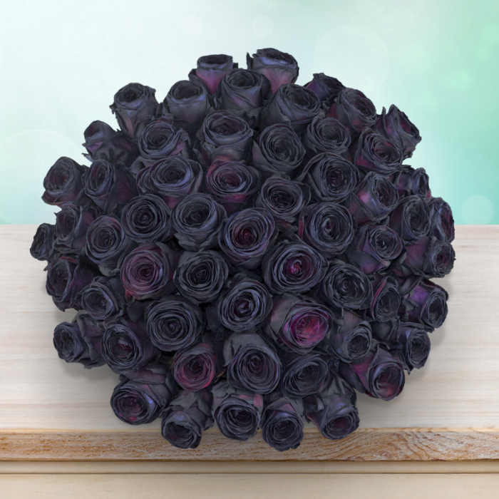 Buchet din 51 Trandafiri Negri [2]