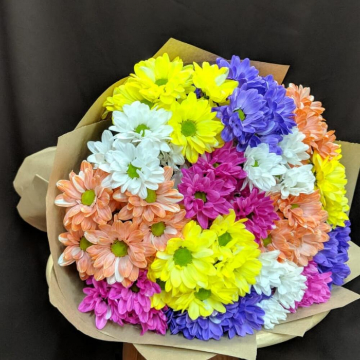 Buchet din 15 Crizanteme Multicolore [6]
