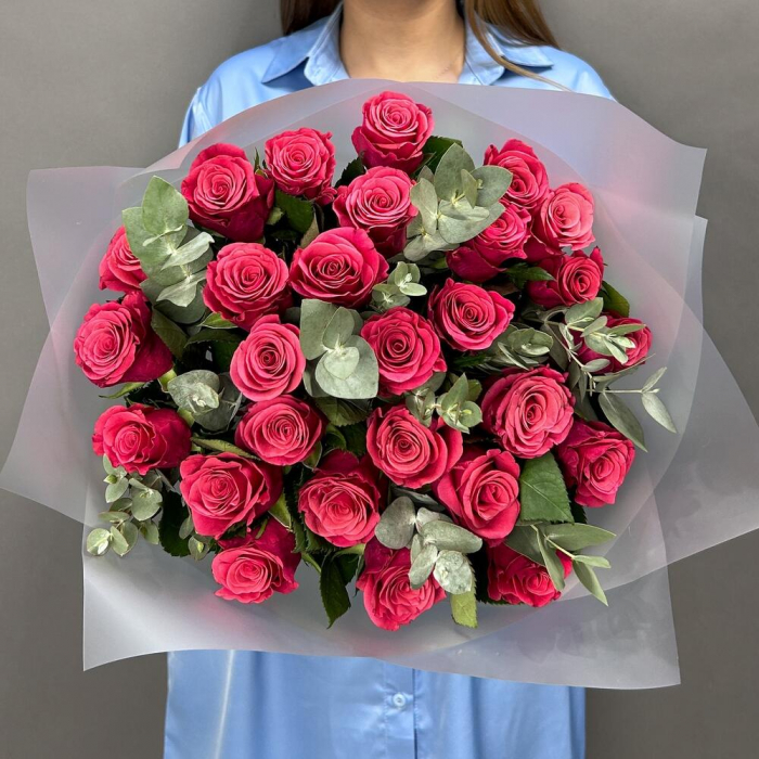 Buchet din Trandafiri Cherry de Sfântul Andrei [2]