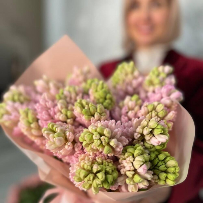 Buchet din Zambile Roz [4]