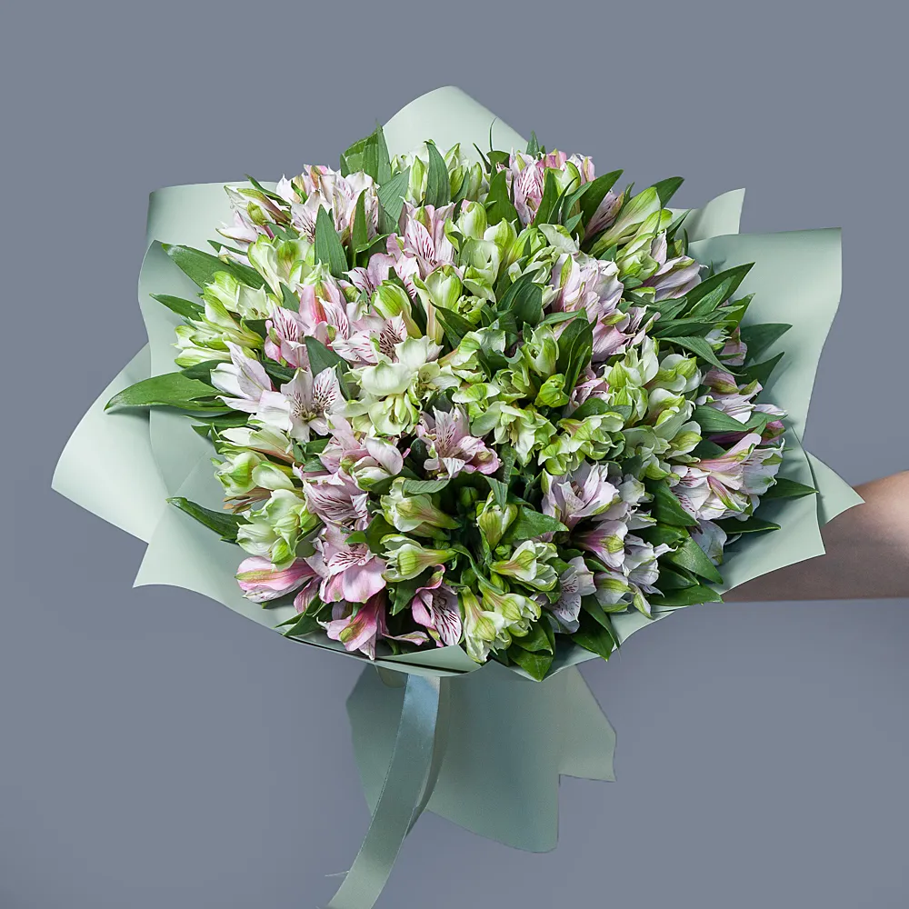 Buchete din Alstroemeria - Monobuchet din 19 Alstroemeria Roz