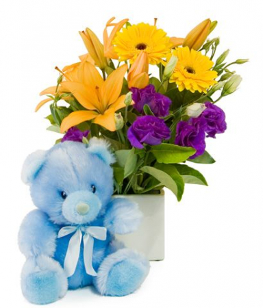 Ocazii - *Aranjament Floral Baby Boy de Sf. Maria