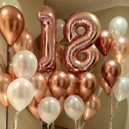 Baloane - Baloane Aniversare Majorat 18 Ani cu Heliu #3