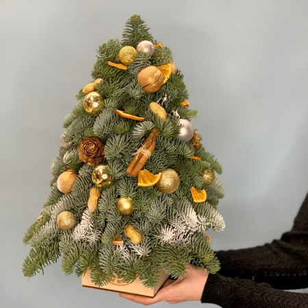 Brad Natural de Crăciun Rustic [2]