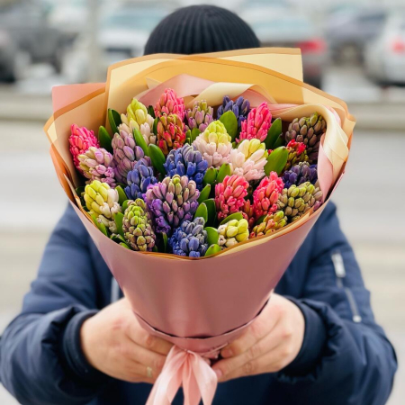 Buchet din 25 Zambile Multicolore [4]