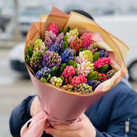 Buchet din 25 Zambile Multicolore [5]