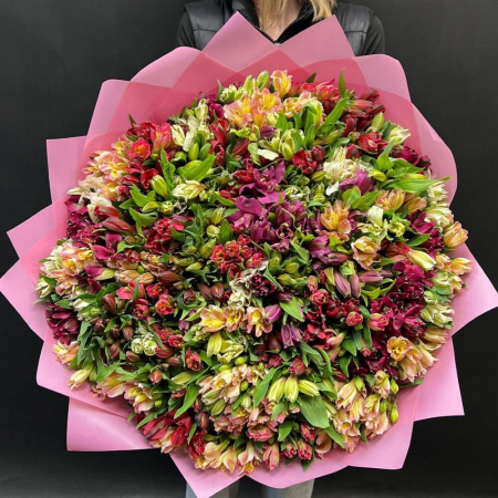 Buchet din 101 Alstroemeria Multicolor [1]