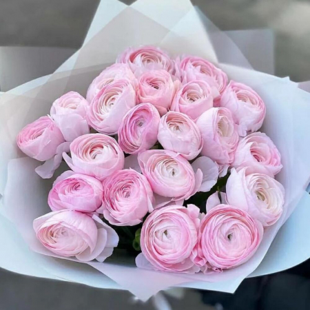 Buchete din Ranunculus - Buchet din 21 Ranunculus Roz