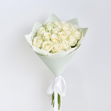 Buchet din 19 Trandafiri Albi [2]