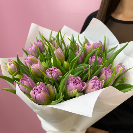 Buchet din 21 Lalele Lila [1]