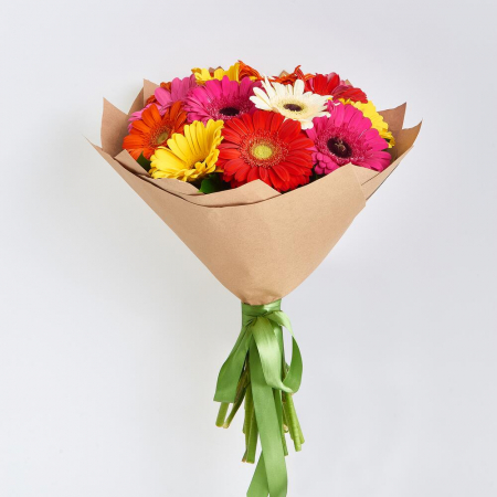 Buchet din 15 Gerbere Multicolore București [2]