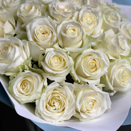 Buchet din 25 Trandafiri Albi [3]