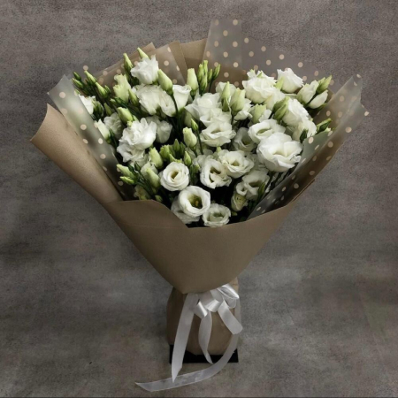 Ocazii - Buchet din 11 Lisianthus Albi București