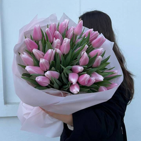 Buchete din Lalele - Buchet din 31 Lalele Roz