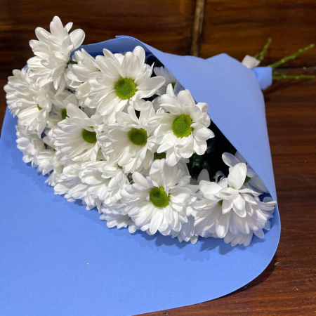 Buchet din 5 Crizanteme Albe [2]