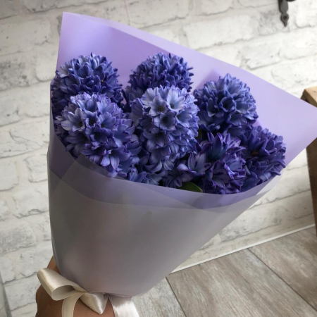 Buchete din Zambile - Buchet din Zambile Mov (7 fire)